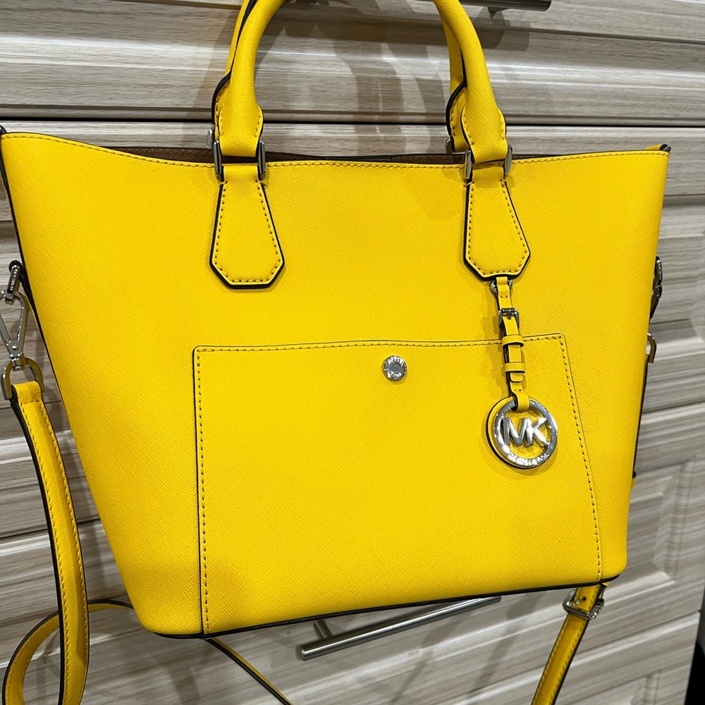 Michael Kors Sunflower Tote AND Wallet!!